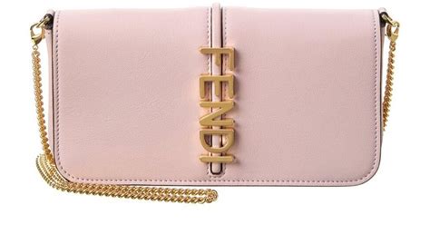 fendi porte carte|fendi pink wallet on chain.